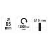 YATO Csapos fazékkefe 65 mm sodrott (YT-47518)