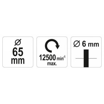 YATO Csapos fazékkefe 65 mm sodrott (YT-47518)