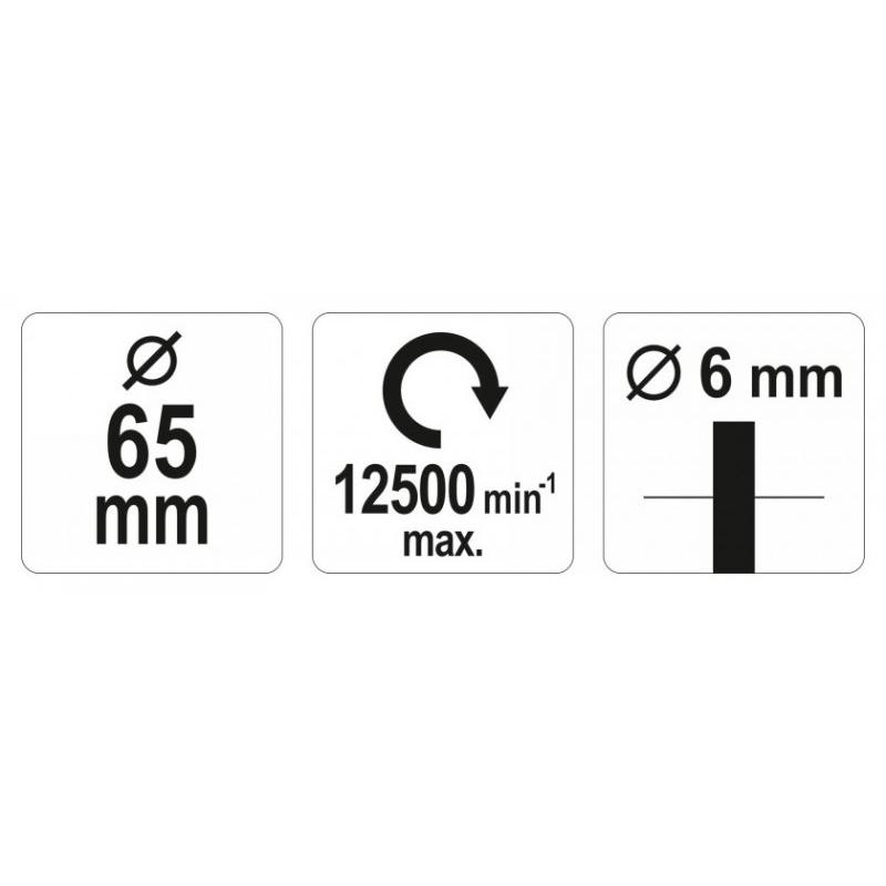 YATO Csapos fazékkefe 65 mm sodrott (YT-47518)