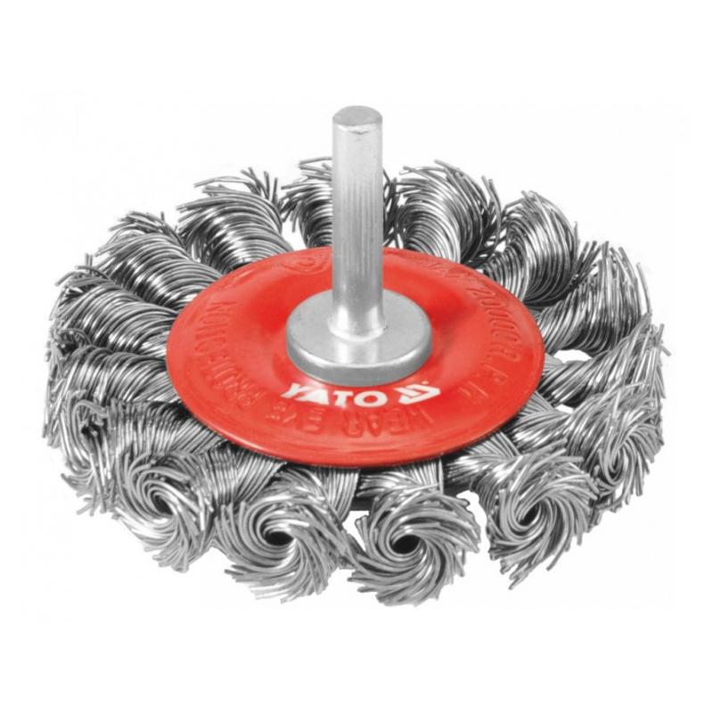 YATO Csapos sodrott körkefe 75 mm acél (YT-4759)