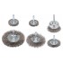 YATO Csapos körkefe, fazékkefe készlet 6 részes inox (YT-47593) YATO Csapos körkefe, fazékkefe készlet 6 részes inox (YT-47593)