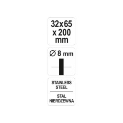 YATO Csapos csőkefe 32 mm inox (YT-47697) YATO Csapos csőkefe 32 mm inox (YT-47697)
