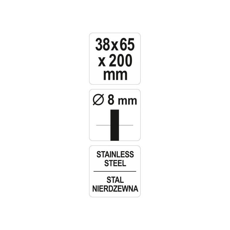 YATO Csapos csőkefe 38 mm inox (YT-47698)