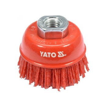YATO Fazékkefe 65 mm M14 műanyag sörte (YT-47785)