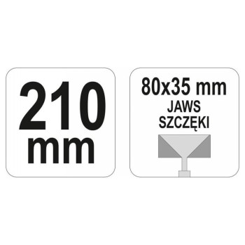 YATO Falcfogó egyenes 80 x 35 mm (YT-5141)