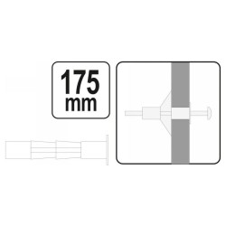 YATO Molly fogó üreges bővítőcsavarokhoz 175 mm (YT-51452) YATO Molly fogó üreges bővítőcsavarokhoz 175 mm (YT-51452)