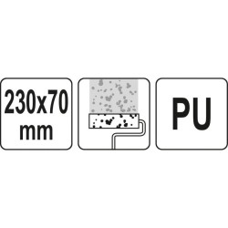 YATO Mintás festőhenger 230 x 70 mm (YT-51961) YATO Mintás festőhenger 230 x 70 mm (YT-51961)