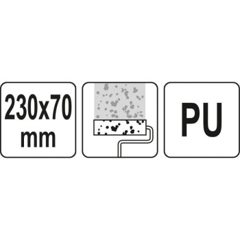 YATO Mintás festőhenger 230 x 70 mm (YT-51961)