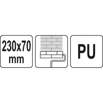 YATO Mintás festőhenger 230 x 70 mm (YT-51962) YATO Mintás festőhenger 230 x 70 mm (YT-51962)
