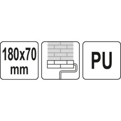 YATO Mintás festőhenger 180 x 70 mm (YT-51964) YATO Mintás festőhenger 180 x 70 mm (YT-51964)