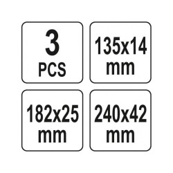 YATO Mini feszítővas és kaparó készlet 3 részes (YT-52863) YATO Mini feszítővas és kaparó készlet 3 részes (YT-52863)