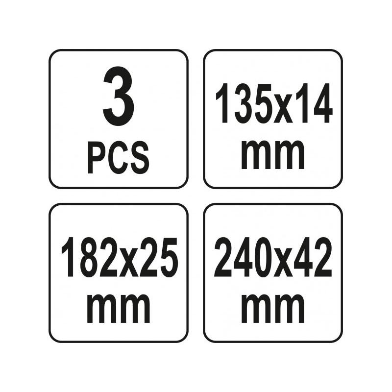 YATO Mini feszítővas és kaparó készlet 3 részes (YT-52863)