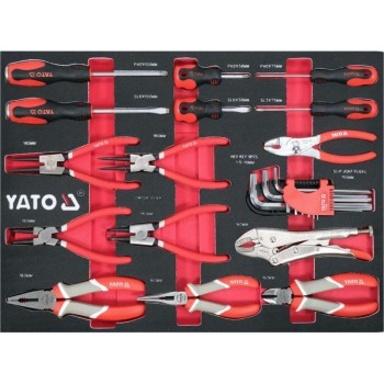 YATO YT-55308 szerszámkocsi 157 részes szerszámkészlettel YATO YT-55308 szerszámkocsi 157 részes szerszámkészlettel