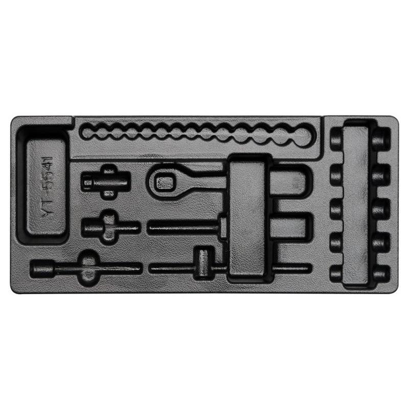 YATO Dugókulcs készlet 25 részes 1/4' 3,5-14 mm CrV (fiókbetét szerszám nélkül) (YT-55411)