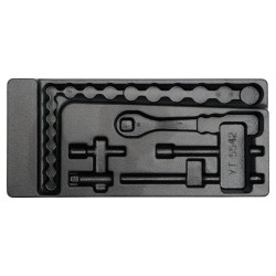 YATO Dugókulcs készlet 22 részes 3/8' 6-22 mm CrV (fiókbetét szerszám nélkül) (YT-55421)