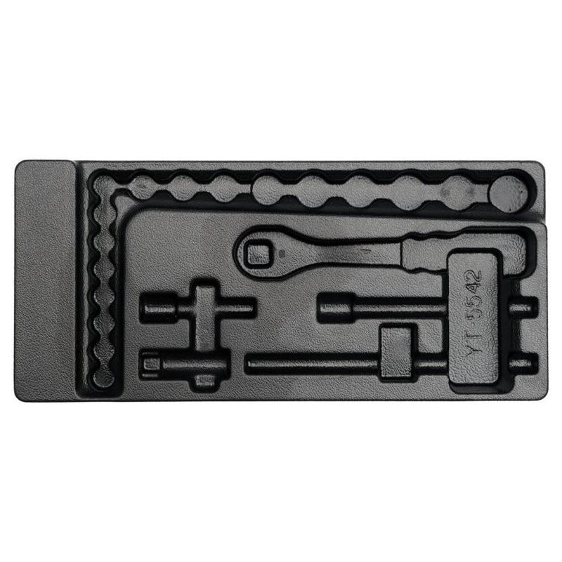 YATO Dugókulcs készlet 22 részes 3/8' 6-22 mm CrV (fiókbetét szerszám nélkül) (YT-55421) YATO Dugókulcs készlet 22 részes 3/8' 6-22 mm CrV (fiókbetét szerszám nélkül) (YT-55421)