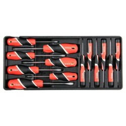 YATO Csavarhúzó készlet 13 részes S2 (fiókbetét) (YT-55455)