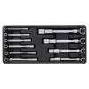 YATO Pipakulcs készlet 10 részes 7-19 mm CrV (fiókbetét) (YT-55456)