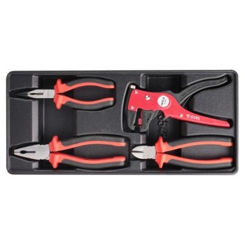 YATO Fogó készlet 4 részes 1000 V-ig szigetelt (fiókbetét) (YT-55464) YATO Fogó készlet 4 részes 1000 V-ig szigetelt (fiókbetét) (YT-55464)