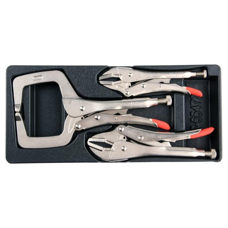 YATO Önzáró fogó készlet 3 részes (fiókbetét) (YT-55472)