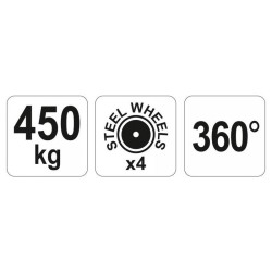 YATO Motorszerelő állvány 450 kg görgős (YT-55570) YATO Motorszerelő állvány 450 kg görgős (YT-55570)