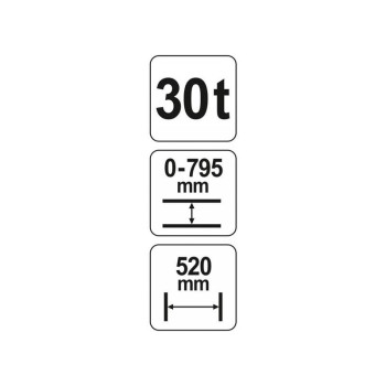 YATO Hidraulikus prés 30T (YT-55582)