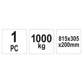 YATO YT-55670 felhajtó rámpa 1 tonna teherbírással, acél szerkezet YATO YT-55670 felhajtó rámpa 1 tonna teherbírással, acél szerkezet