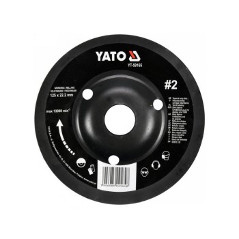 YATO Ráspolykorong közepes #2 125 x 22,2 mm (YT-59165) YATO Ráspolykorong közepes #2 125 x 22,2 mm (YT-59165)