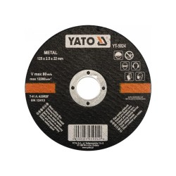 YATO Vágókorong fémre 125 x 2,5 x 22 mm (YT-5924) YATO Vágókorong fémre 125 x 2,5 x 22 mm (YT-5924)