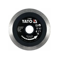 YATO Gyémánt vágókorong 115 x 1,6 x 10 x 22,2 mm folytonos (YT-59951)