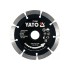 YATO Gyémánt vágókorong 125 x 2,0 x 10 x 22,2 mm szegmentált (YT-59962) YATO Gyémánt vágókorong 125 x 2,0 x 10 x 22,2 mm szegmentált (YT-59962)
