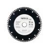 YATO Gyémánt vágókorong 180 x 2,8 x 8,0 x 22,2 mm turbo (YT-6024)