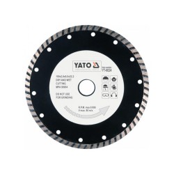 YATO Gyémánt vágókorong 180 x 2,8 x 8,0 x 22,2 mm turbo (YT-6024) YATO Gyémánt vágókorong 180 x 2,8 x 8,0 x 22,2 mm turbo (YT-6024)