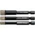 YATO Gyémánt körkivágó készlet 3 részes 6, 8, 10 mm vizes/száraz bitbefogású (YT-60409) YATO Gyémánt körkivágó készlet 3 részes 6, 8, 10 mm vizes/száraz bitbefogású (YT-60409)