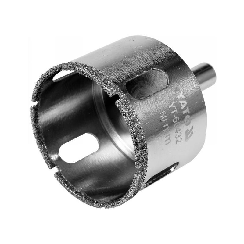 YATO Gyémánt körkivágó 50 mm vizes/száraz (YT-60432) YATO Gyémánt körkivágó 50 mm vizes/száraz (YT-60432)