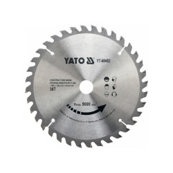 YATO Fűrésztárcsa fához 180 x 20 x 1,8 mm / 36T (YT-60482) YATO Fűrésztárcsa fához 180 x 20 x 1,8 mm / 36T (YT-60482)