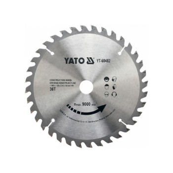 YATO Fűrésztárcsa fához 180 x 20 x 1,8 mm / 36T (YT-60482)