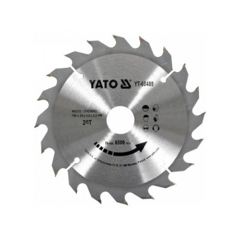YATO Fűrésztárcsa fához 190 x 30 x 2,2 mm / 20T (YT-60488)