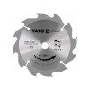 YATO Fűrésztárcsa fához 170 x 16 x 2,2 mm / 12T (YT-60582)