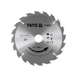 YATO Fűrésztárcsa fához 210 x 30 x 2,2 mm / 20T (YT-60665) YATO Fűrésztárcsa fához 210 x 30 x 2,2 mm / 20T (YT-60665)