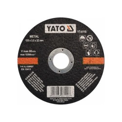 YATO Vágókorong fémre 125 x 3,2 x 22 mm (YT-6110) YATO Vágókorong fémre 125 x 3,2 x 22 mm (YT-6110)