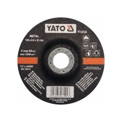 YATO Tisztítókorong fémre 125 x 6,0 x 22,2 mm (YT-6124) YATO Tisztítókorong fémre 125 x 6,0 x 22,2 mm (YT-6124)