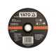 YATO Tisztítókorong fémre 230 x 6,0 x 22,2 mm (YT-6125) YATO Tisztítókorong fémre 230 x 6,0 x 22,2 mm (YT-6125)