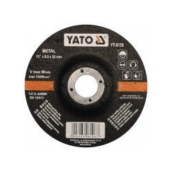 YATO Tisztítókorong fémre 125 x 8,0 x 22,2 mm (YT-6126) YATO Tisztítókorong fémre 125 x 8,0 x 22,2 mm (YT-6126)