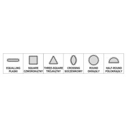 YATO Tűreszelő készlet 6 részes 5,0 x 180 mm (YT-6162)
