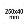 YATO Gipszkarton ráspoly 250 x 40 mm (YT-61680)
