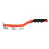 YATO Drótkefe inox kaparóval 3 soros 340 mm (YT-6336)