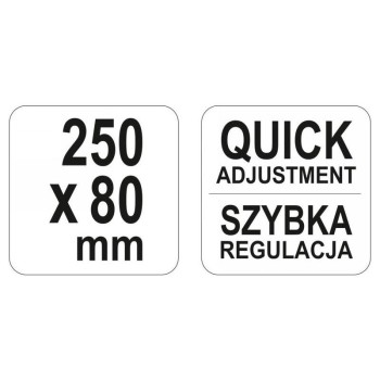 YATO Gyorscsavarszorító 250 x 80 mm nagy szorítóerővel (YT-64111)