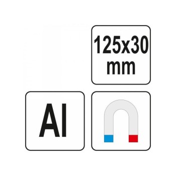 YATO Puha satu szorítópofa 125 x 30 mm (2 db/cs) (YT-65002)