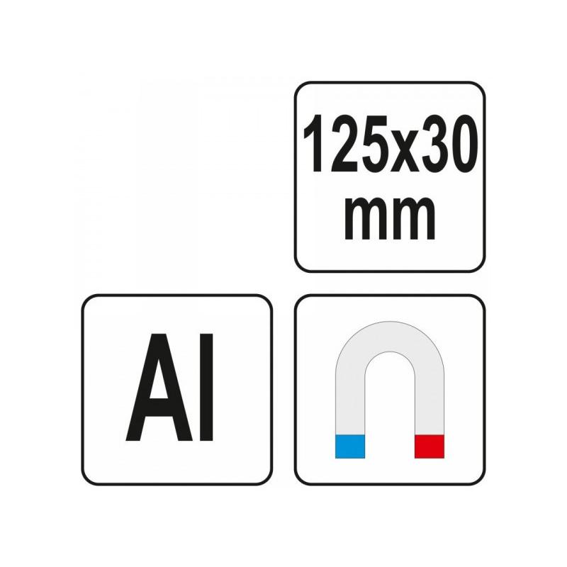 YATO Puha satu szorítópofa 125 x 30 mm (2 db/cs) (YT-65002)